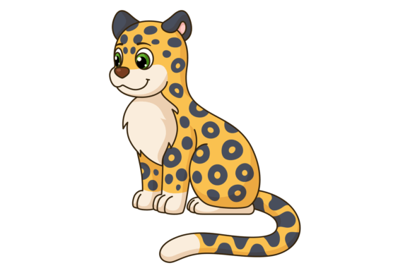 Cartoon Leopard for Cricut & Handmade Projects