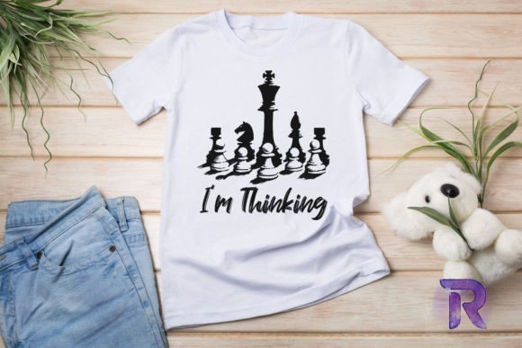 Fun Chess Loading Sublimation Graphics for T-Shirt Designs