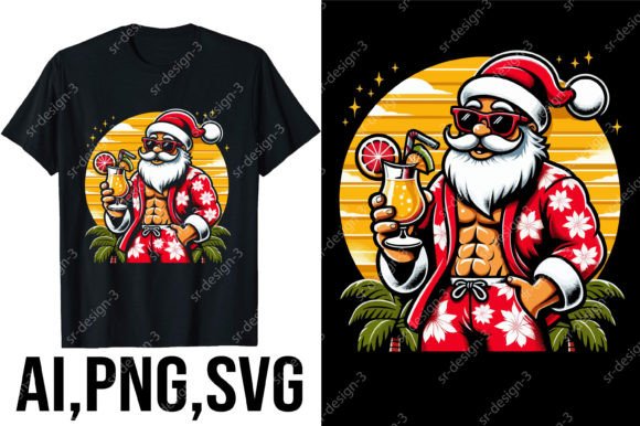 Funny Christmas in July Graphics for T-Shirt Designs