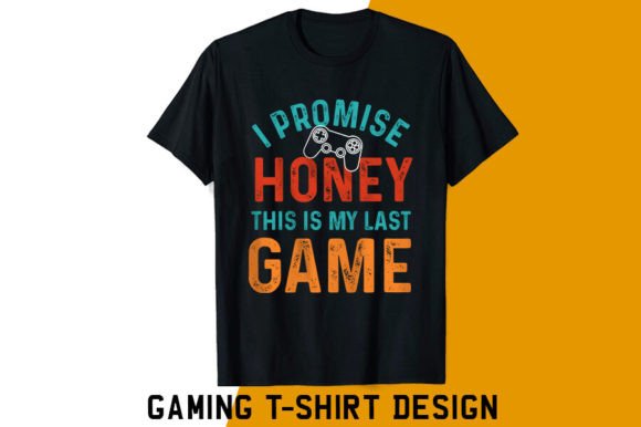 Funny Gaming T-Shirt Design for Creative Projects