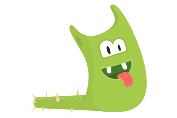 Funny Green Alien Creature. Fantasy Muta – A Versatile Graphic Asset