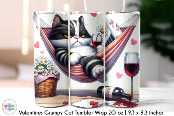 Grumpy Cat Tumbler Wrap Graphics for Handmade Business