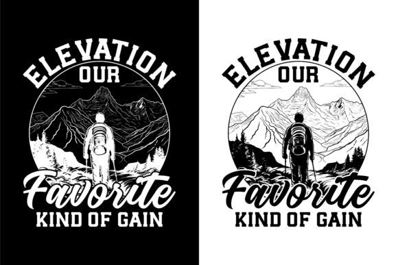 Hiking Funny T-Shirt Design Graphics for Blog and Web Use
