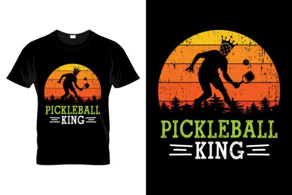 Pickleball Funny Retro Vintage T-shirt Graphics for T-Shirt Designs