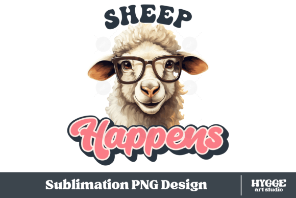 Sheep Happens Funny Farm Animals Graphics