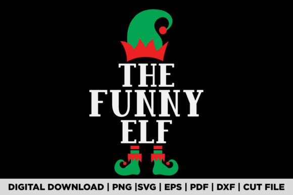 The FUNNY ELF T-Shirt Design Asset Review