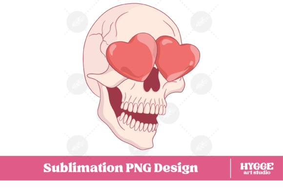 Valentines Funny Skull Graphics for Crafting