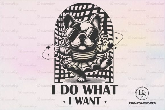 Vintage Funny Dog PNG Sublimation for Graphics and Illustrations
