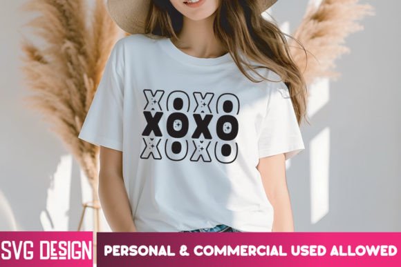 Xoxo SVG Design for T-Shirt Graphics